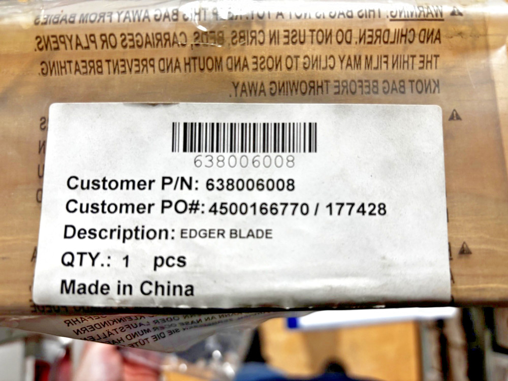 RIDGID 638006008 Edger Blade