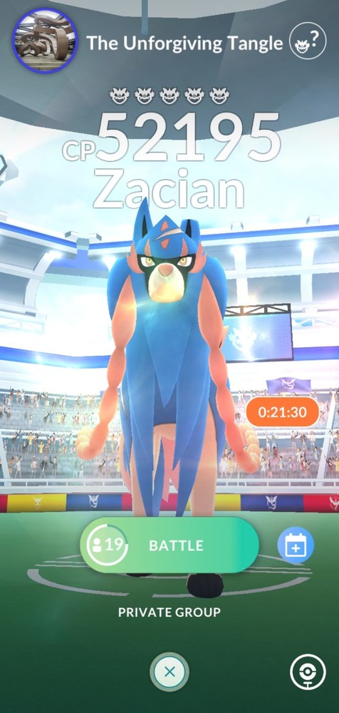 Pokémon Zacian Go RD