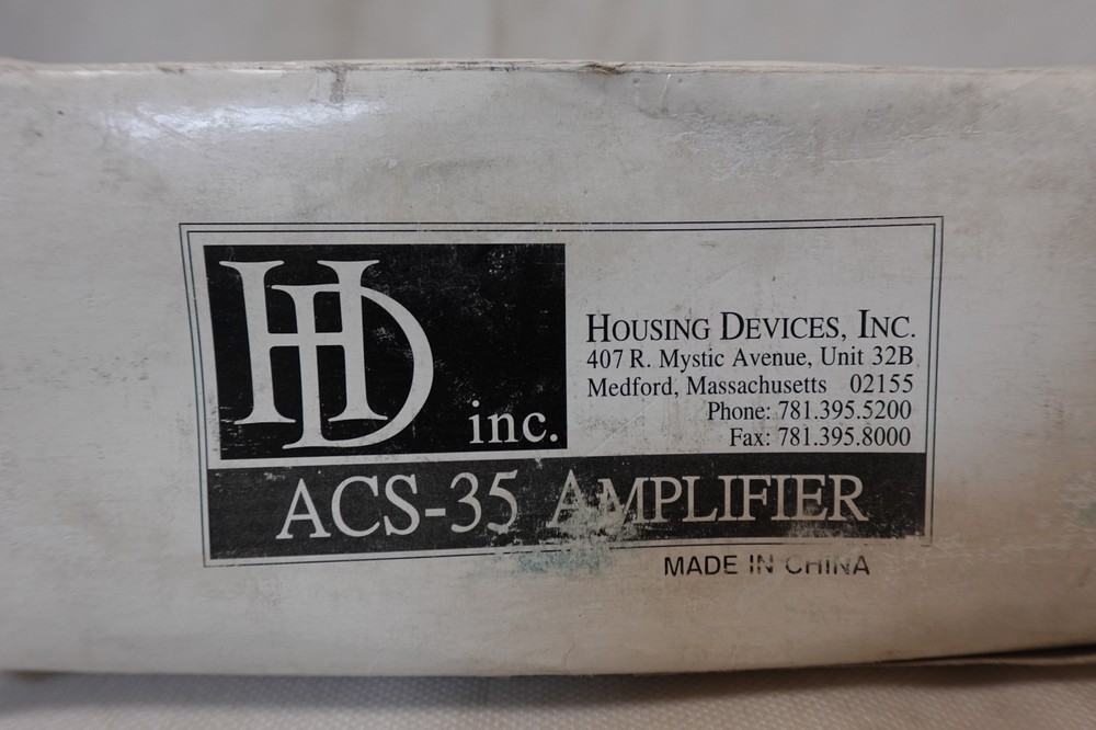 HD Housing Devices Inc - Intercom Amplifier ACS-35 NOS