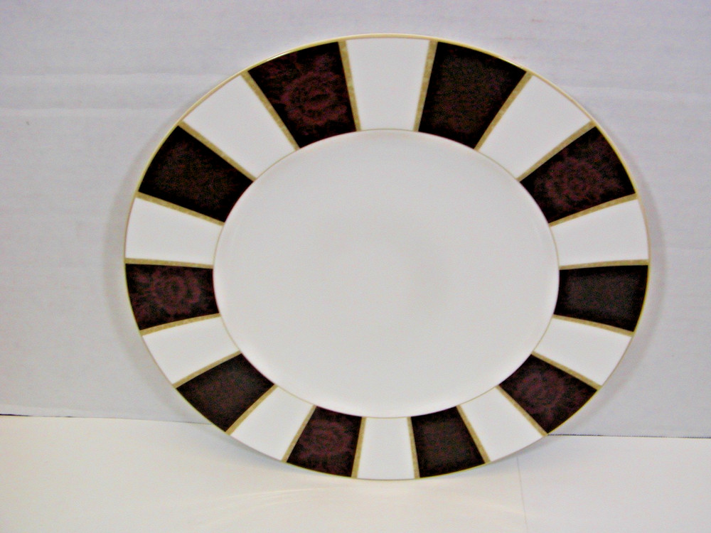 NEW NORITAKE MAHOGANY ROSE 5 PIECE PLACE SETTING