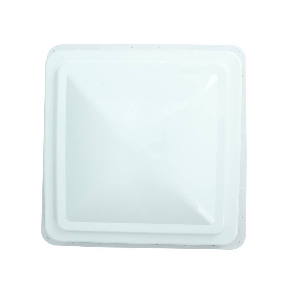 14" RV Roof Vent Kit White for Camper Trailer Universal Lid Interior Garnish