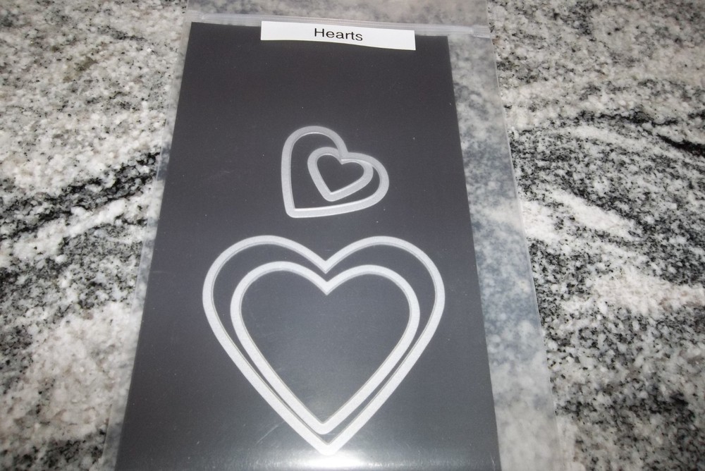 Unknown "Hearts" 4 different sizes  New