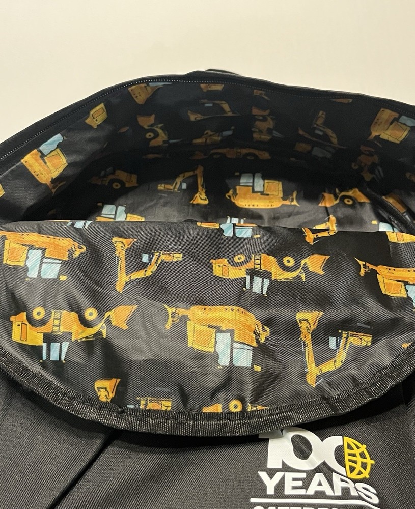 Caterpillar 100 Year Centennial Commemorative Backpack And Hat NEW