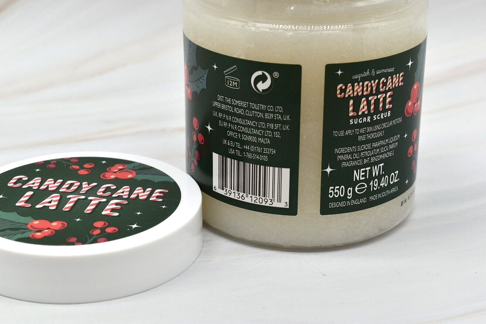 ASQUITH & SOMERSET Candy Cane Latte Sugar Scrub