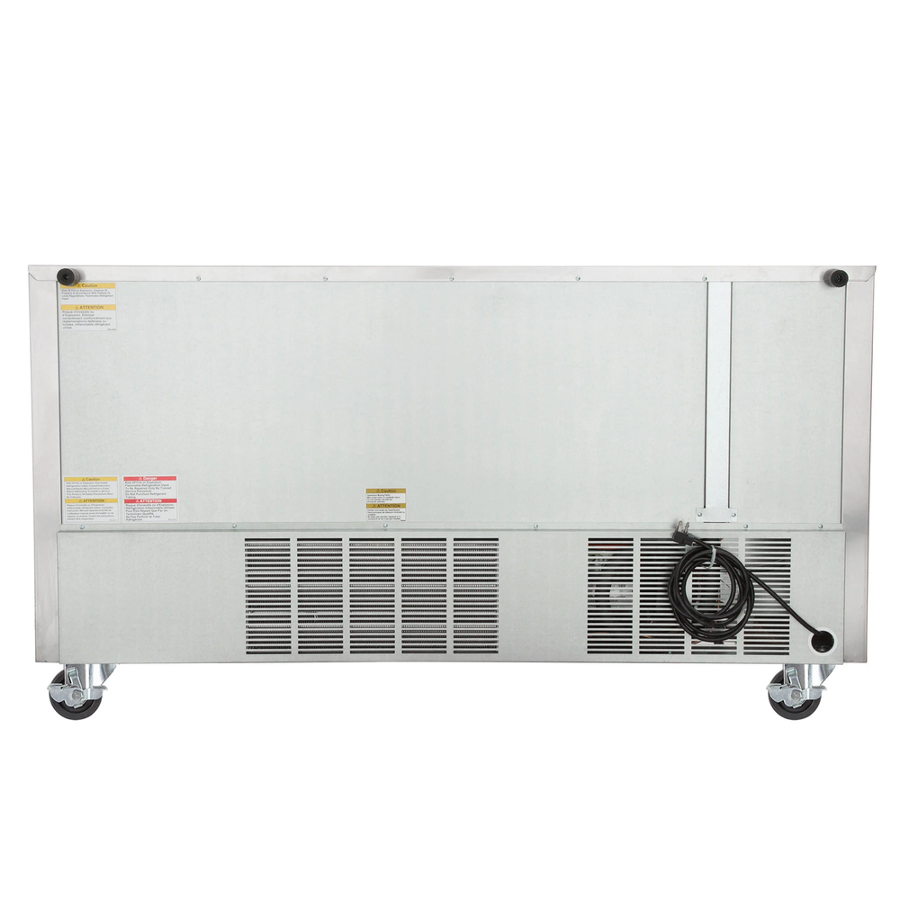 Beverage-Air 60" Low Profile Undercounter Freezer with 3” Casters
