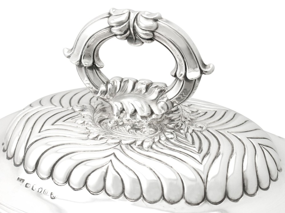 Antique Sterling Silver Soup Tureen