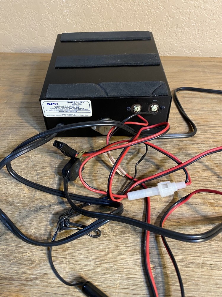 Thomson-CSF NPC Electronics Model 13CB4 Power Supply w/ Extra Cords