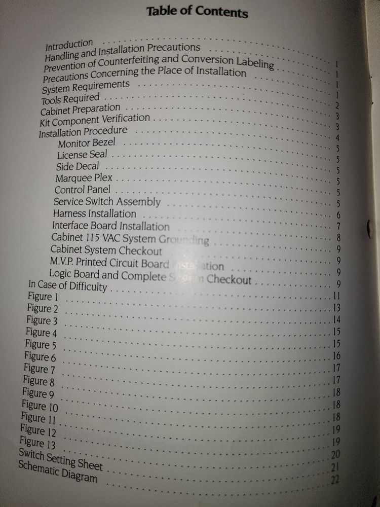 MVP Arcade Manual Sega