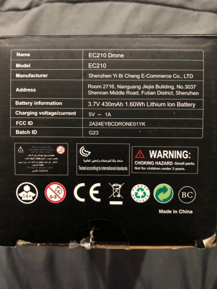 RAOED EC210 Blue Drone With Remote Controller 2 In 1