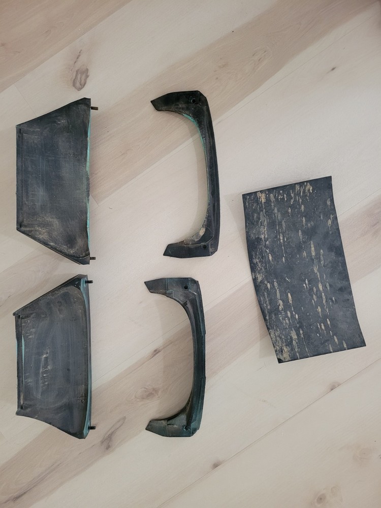 Onewheel GT Convertable Fender and spacers, 3d Printed Rubber