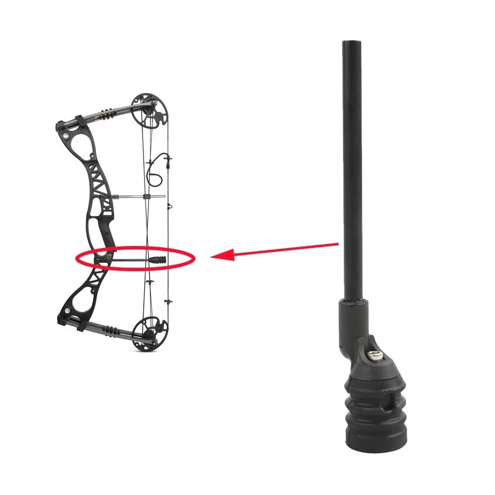 AMEYXGS String Stop Bracket Decelerator Compound Bow Vibration Black 1