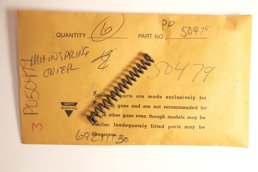 Browning  Challenger 2 Outer Mainspring 50479