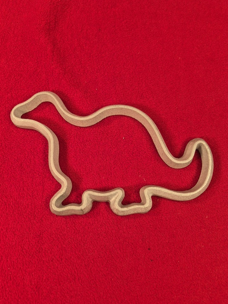 Cast Iron Dinosaur Shaped Pancake Cookie Mold With Removable Handle