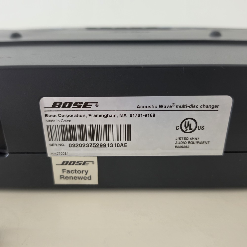 BOSE Acoustic Wave Music System II CD-3000 w/ Multi-CD Changer - Graphite Gray