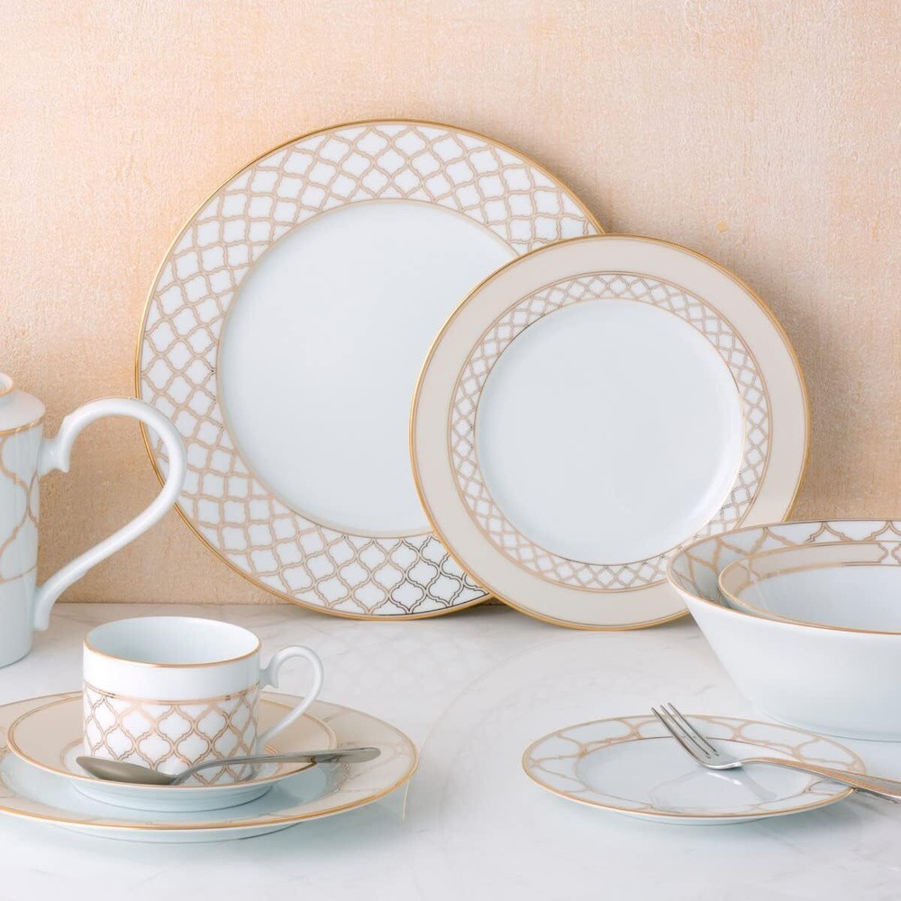 Noritake Eternal Palace Gold 5-Piece Place Dinnerware Setting in Multicolor