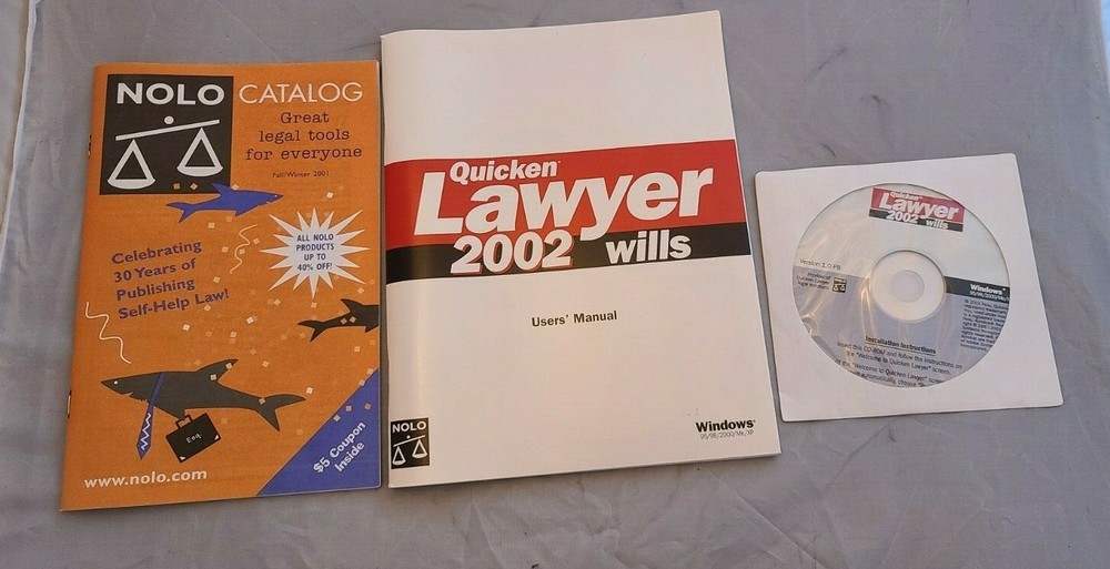 Quicken Lawyer 2002 Wills