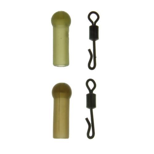 Gardner Tackle Target Mini Buffer Beads & Kwik Lok Swivel size 12 Terminal Pack