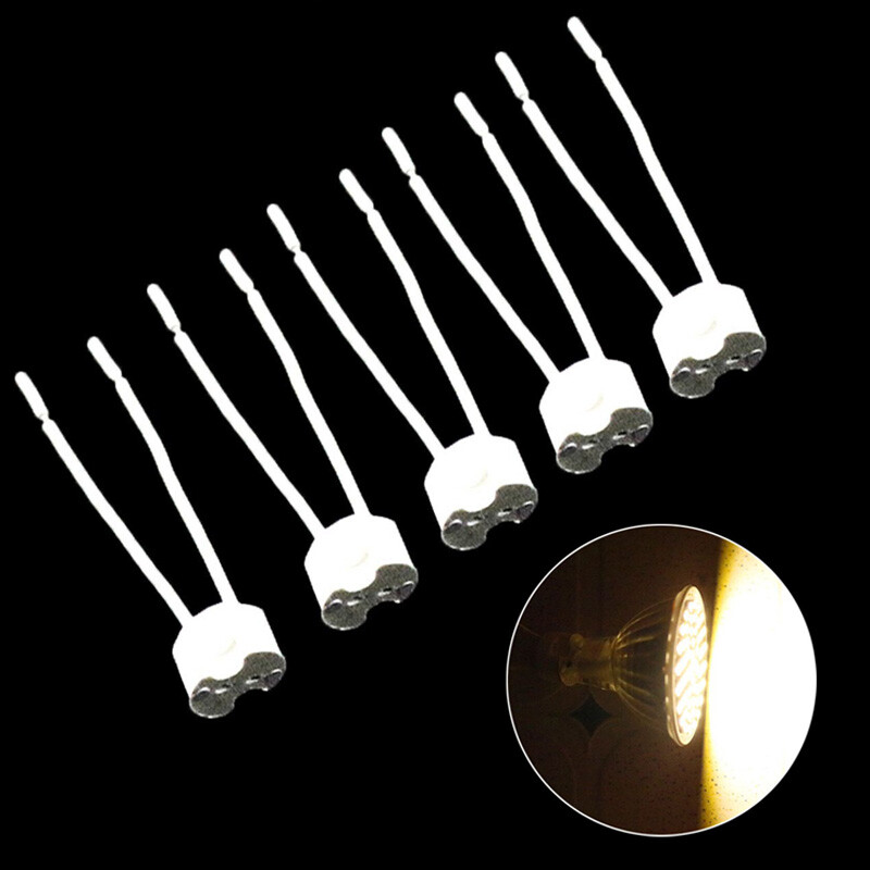 MR16 MR11 GU5.3 G4 Halogen LED Bulbs Holder Base Socket Wire Connector 5-100pcs