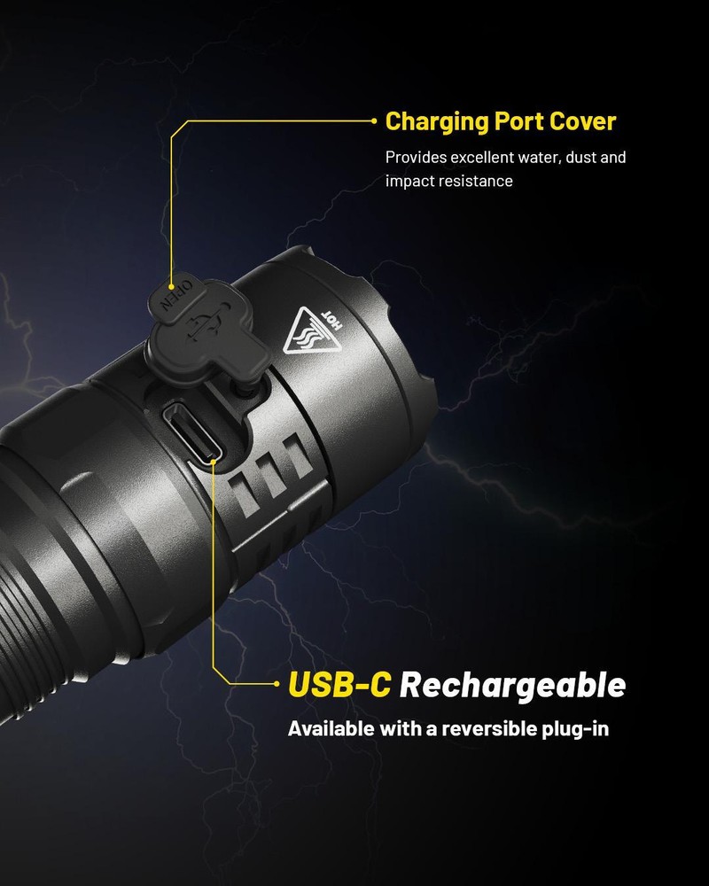 Nitecore P23i Long range Tactical Flashlight -3000 lumens