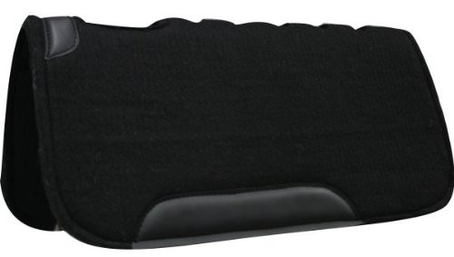 Showman 31" x 31" Black Felt Saddle Pad