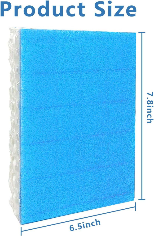 Honeywell T & Wicks Replacement, 4-Pack with Blue Pre-Filter Layer - Compatible