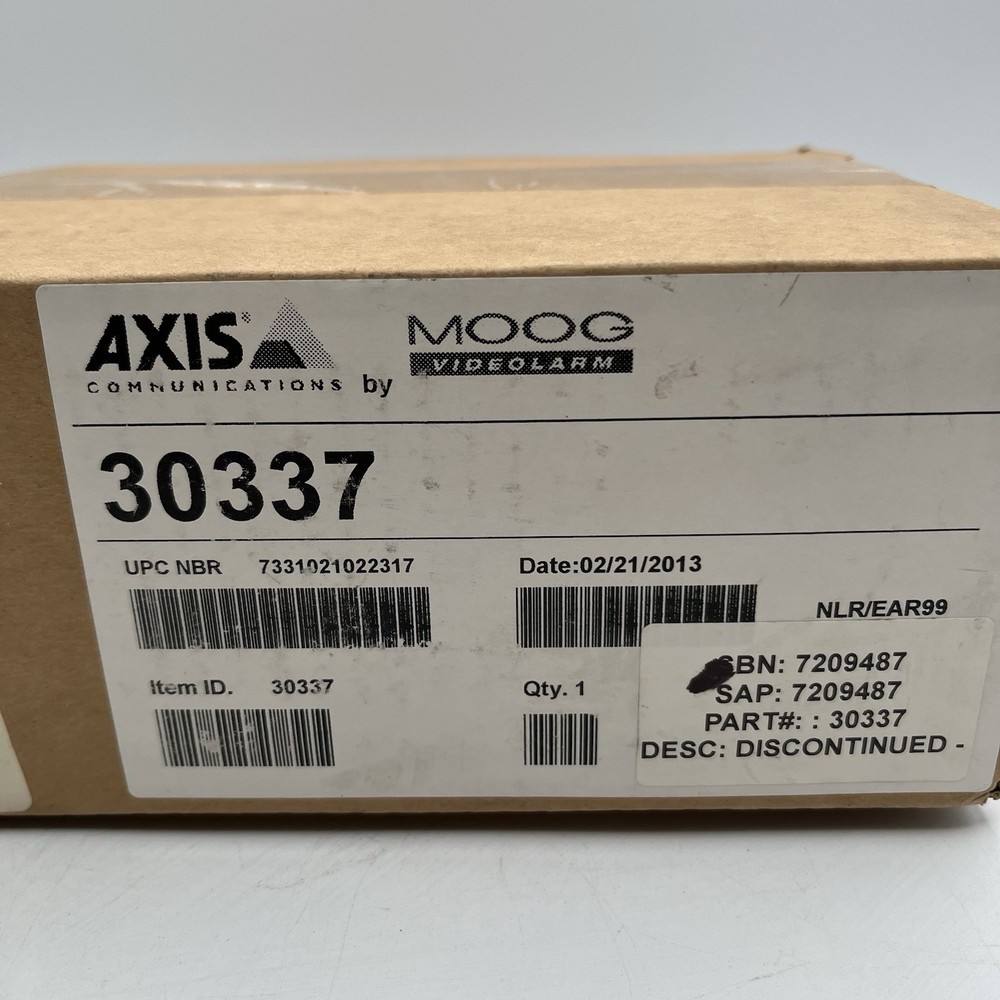 NEW IN BOX!! Axis Network Security Video Camera Mount Adapter Plate - 30337
