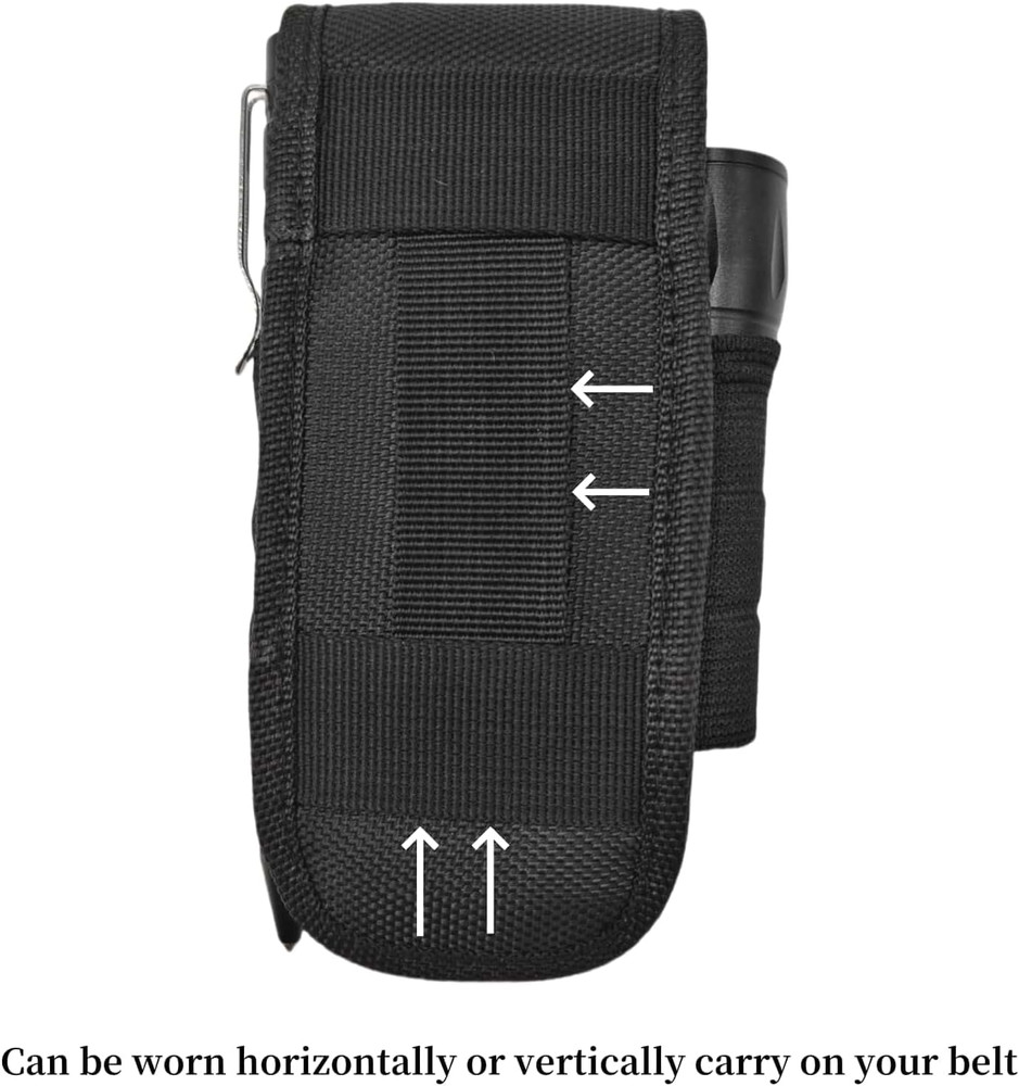 Multitool Nylon Sheath for 4.5'' to 5'' Multitool- Horizontally Large, Black