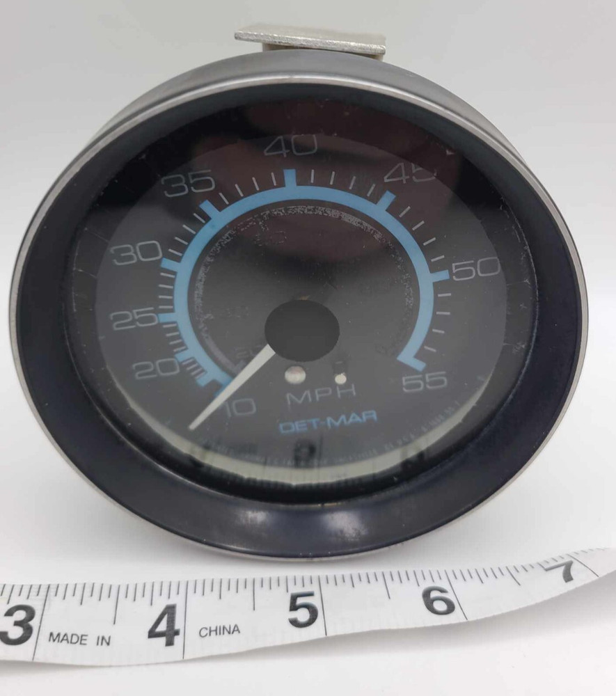 Vintage  Det-Mar Boat Speedometer Gauge