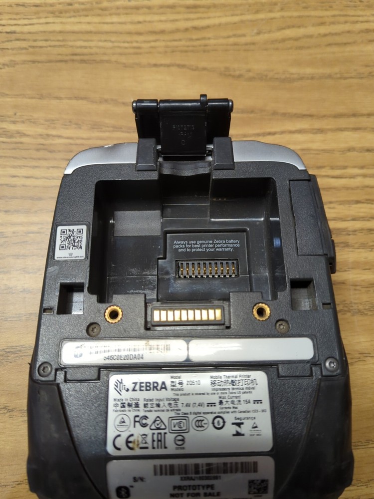 Zebra ZQ510 Mobile Bluetooth iOS Thermal Label Printer