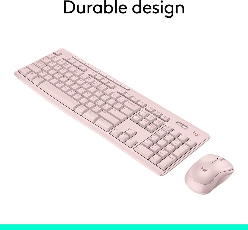 Logitech MK270 Full-size Wireless 2.4G Membrane Keyboard and Mouse Bundle PC/MAC