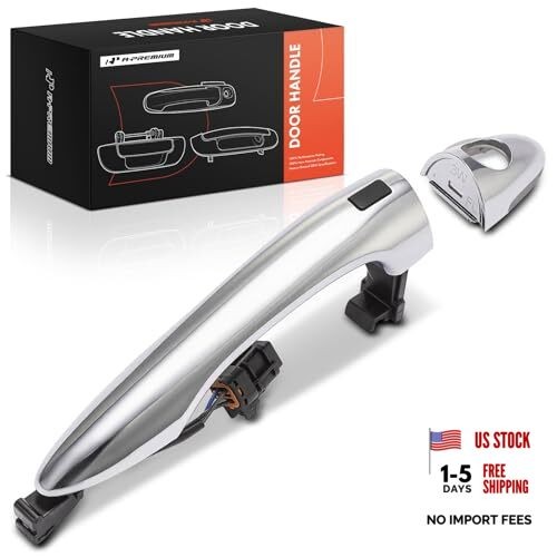 Front Left Driver Side Exterior Door Handle with Keyhole Compatible with Kia