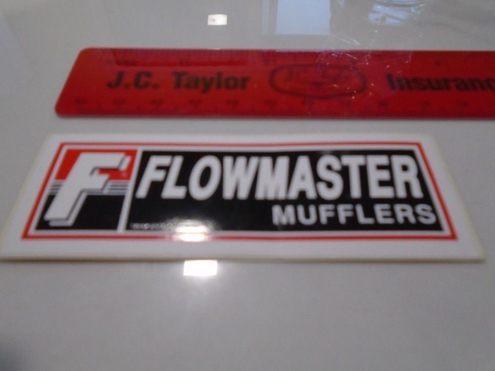 Reproduction  Flowmaster Mufflers Decal 3 1/2"