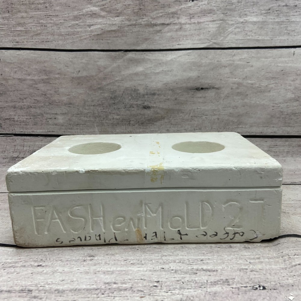 FASHen Ceramic Slip Casting Mold Coffee + Tea Plaques #27