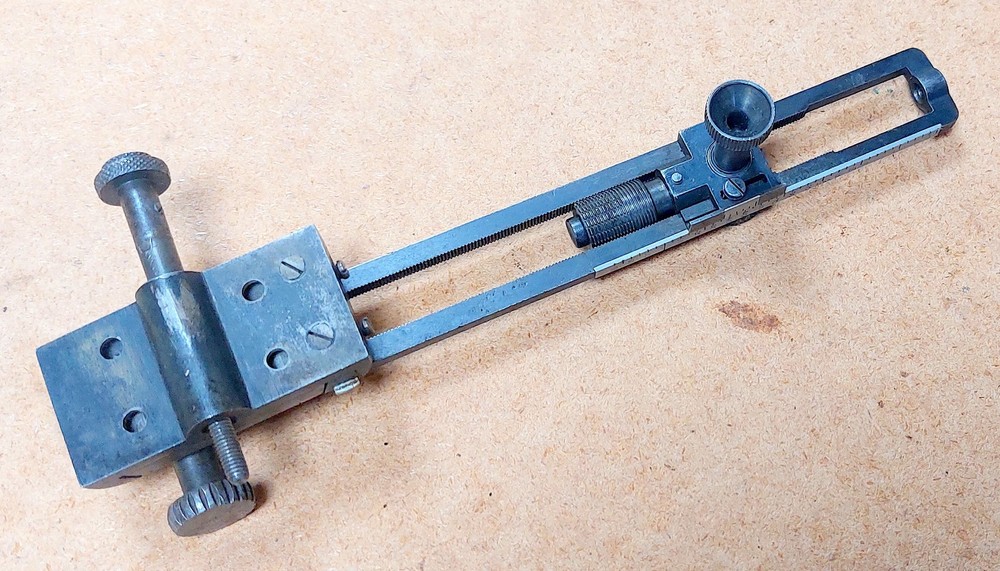 long range target rifle sight for back position shooting