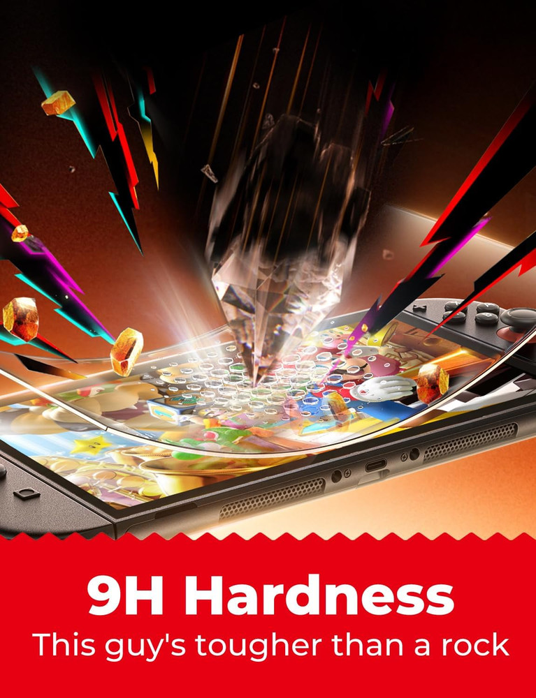 MAGIC JOHN 2 Pack for Nintendo Switch 2 Screen Protector 7.9'' [2025], 30S Insta