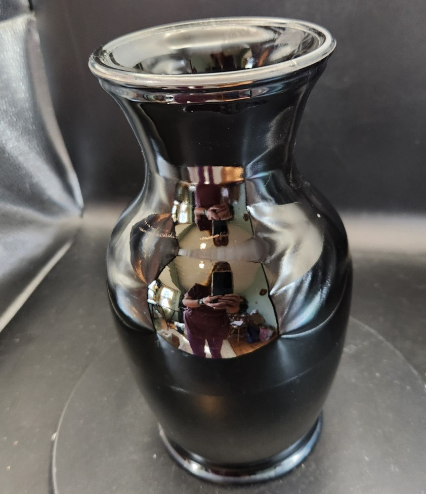 Black Amythest Vase 9" X 5"