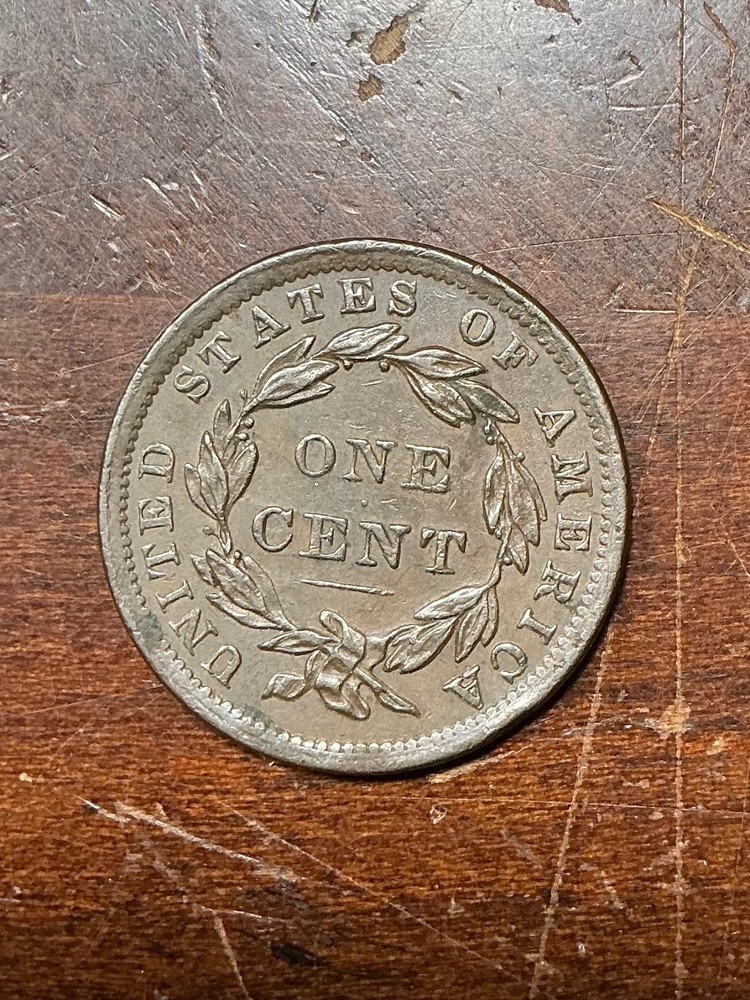 1838 CORONET HEAD LARGE CENT BEAUTIFUL CRISP DEVICES NICE COLOR