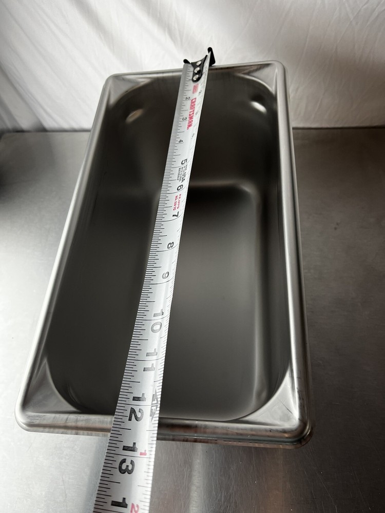 Third Size 6 in Deep Steam Table Pan