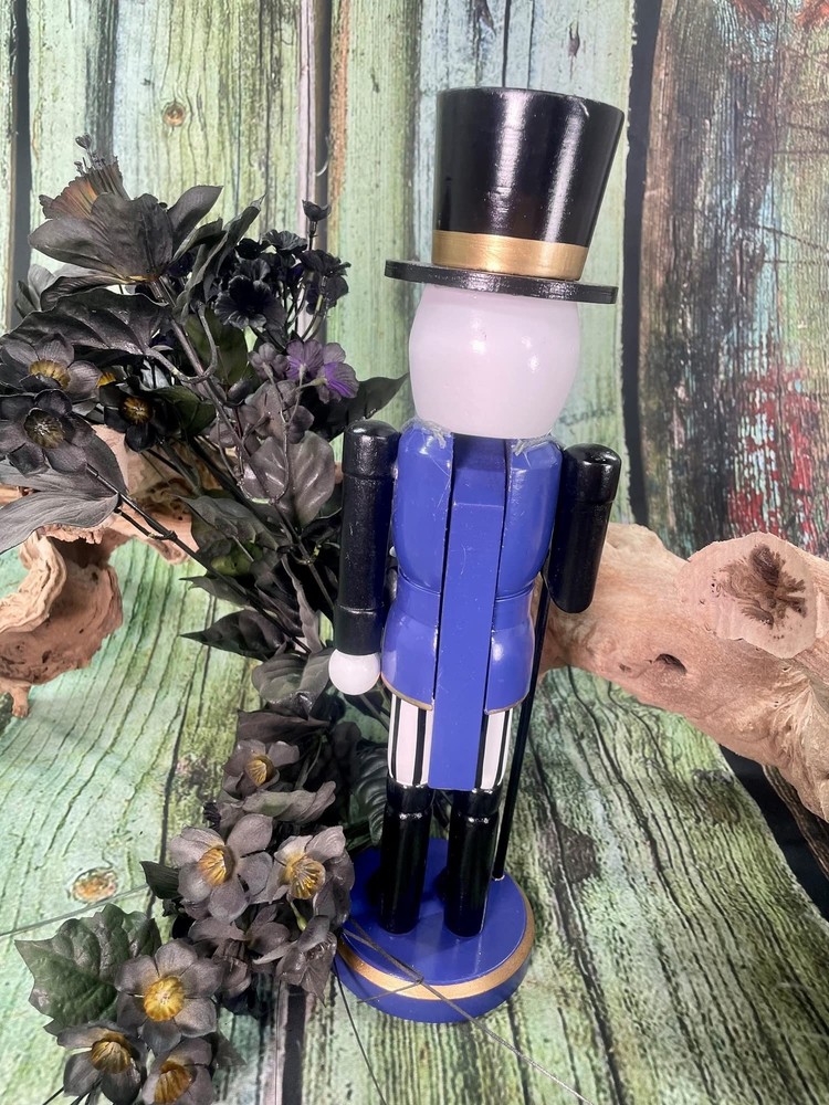 Santa's Workshop 14" Voodoo Nutcracker Purple 70172