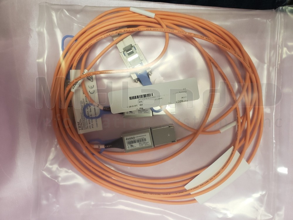 IBM ECC7 Active Optical Cable (AOC) Pair (v1) for PCIe3 Exp. Drawer 3m 78P4418