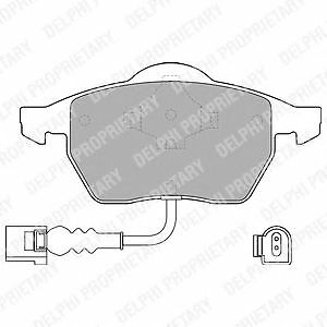 Front Axle BRAKE PADS SET for AUDI A3 1.9 TDI 2000-2003