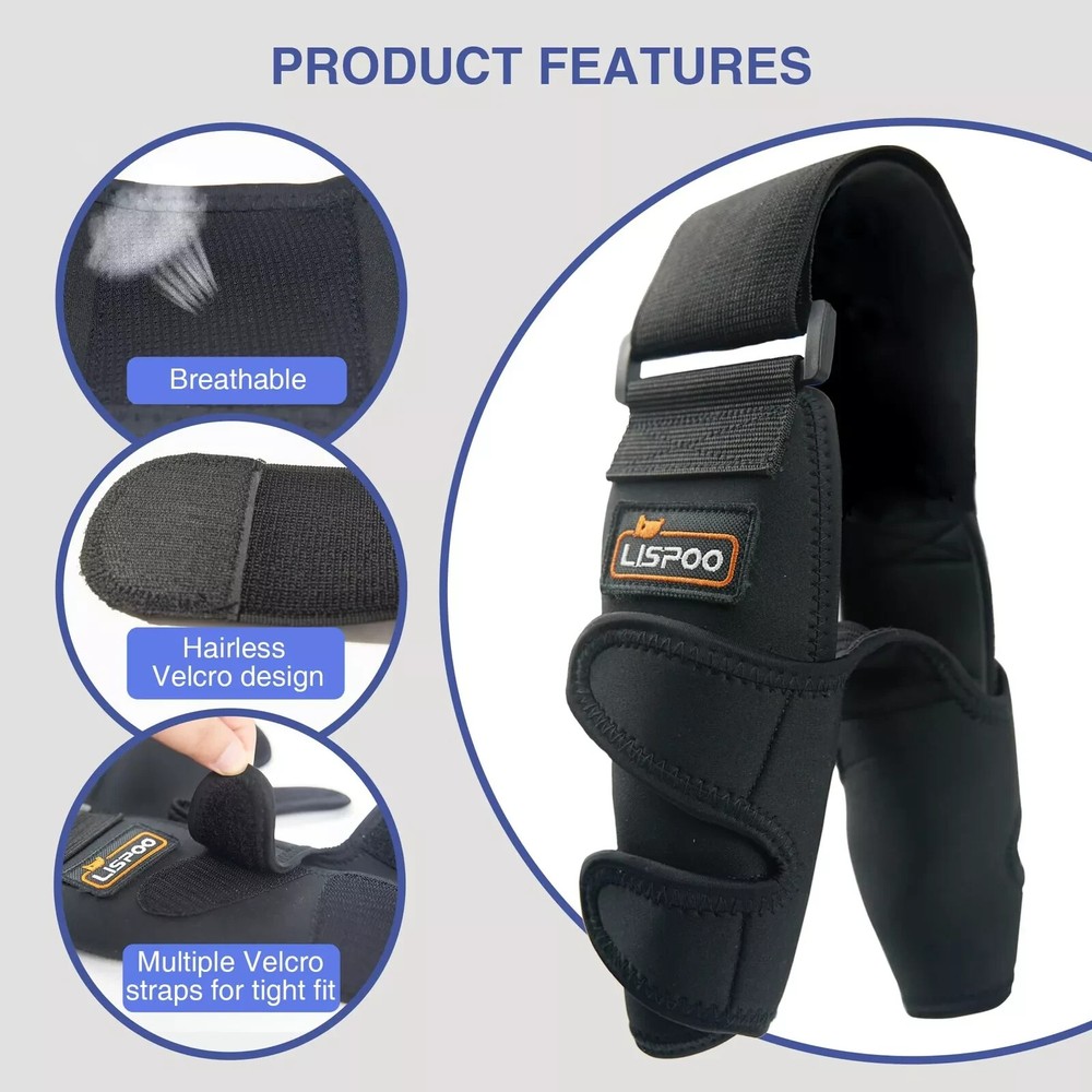 LISPOO Dog Shoulder Elbow Brace, Both Front Legs Support Stability Arthritis XL