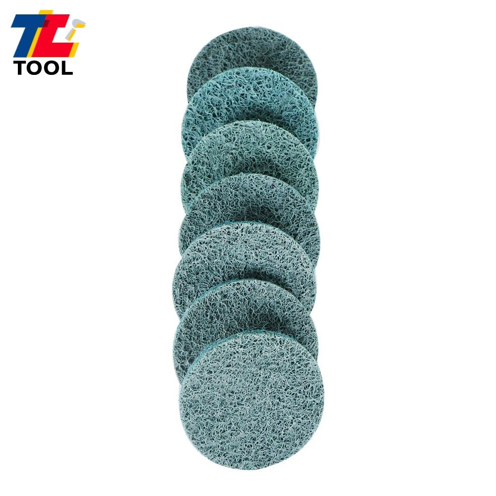 50Pcs 2" Fine Surface Conditioning Discs Roll Lock Grinder Sanding Pads