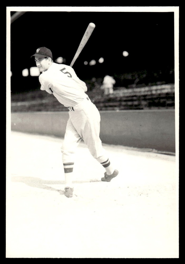 Mickey Vernon Senators Baseball RPPC Postcard *PC319