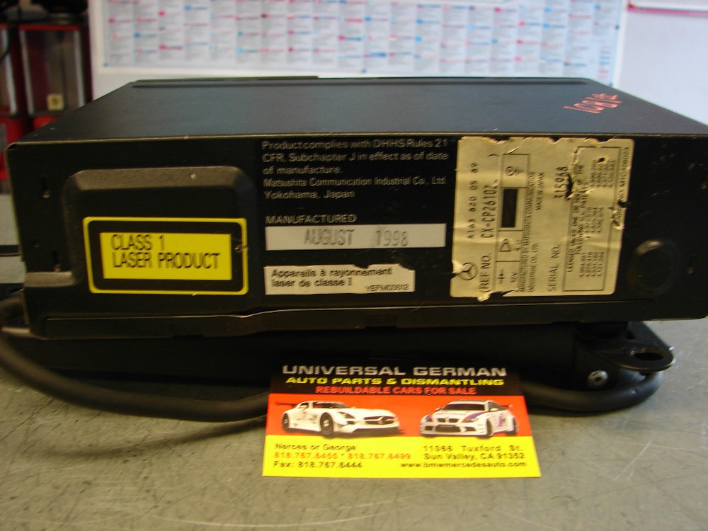 MERCEDES 163 ML ML320 ML350 ML430 CD CHANGER COMPLETE