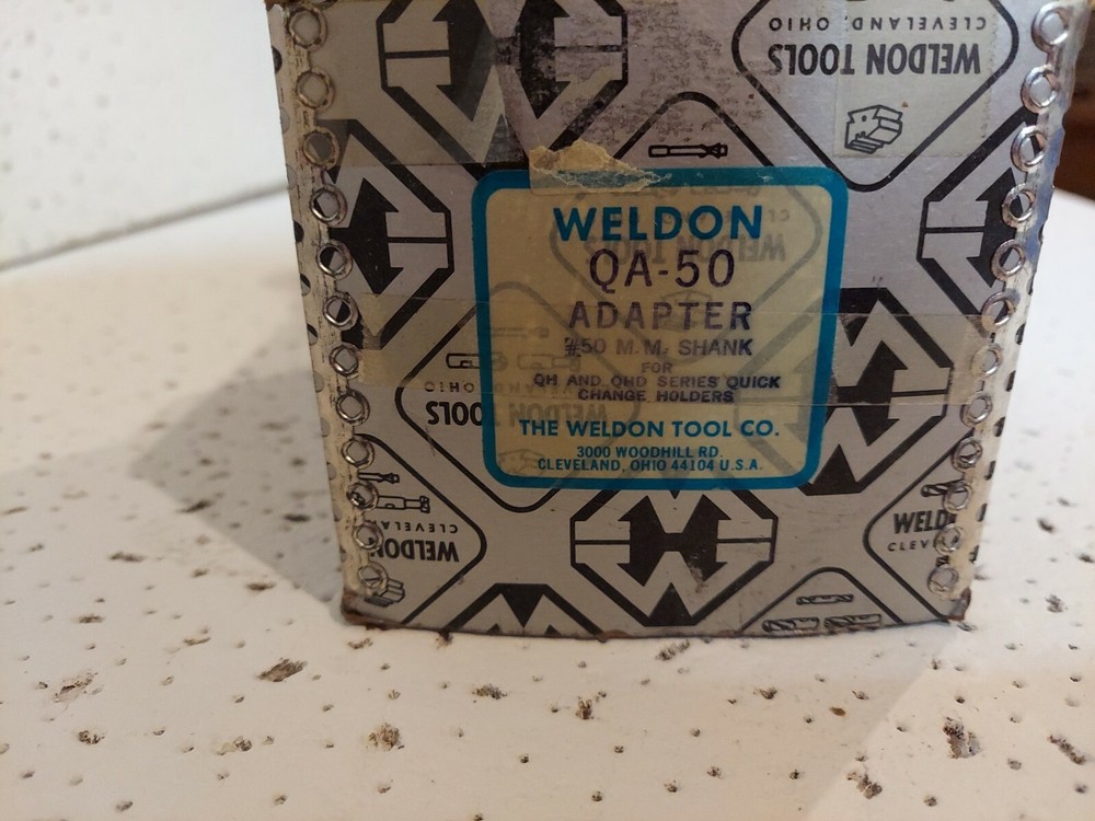 WELDON QA 50 MASTER TOOL HOLDER milling machine