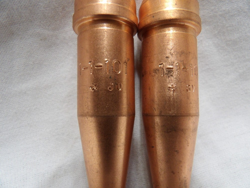 Pair Acetylene Torch Tips 1-1-101