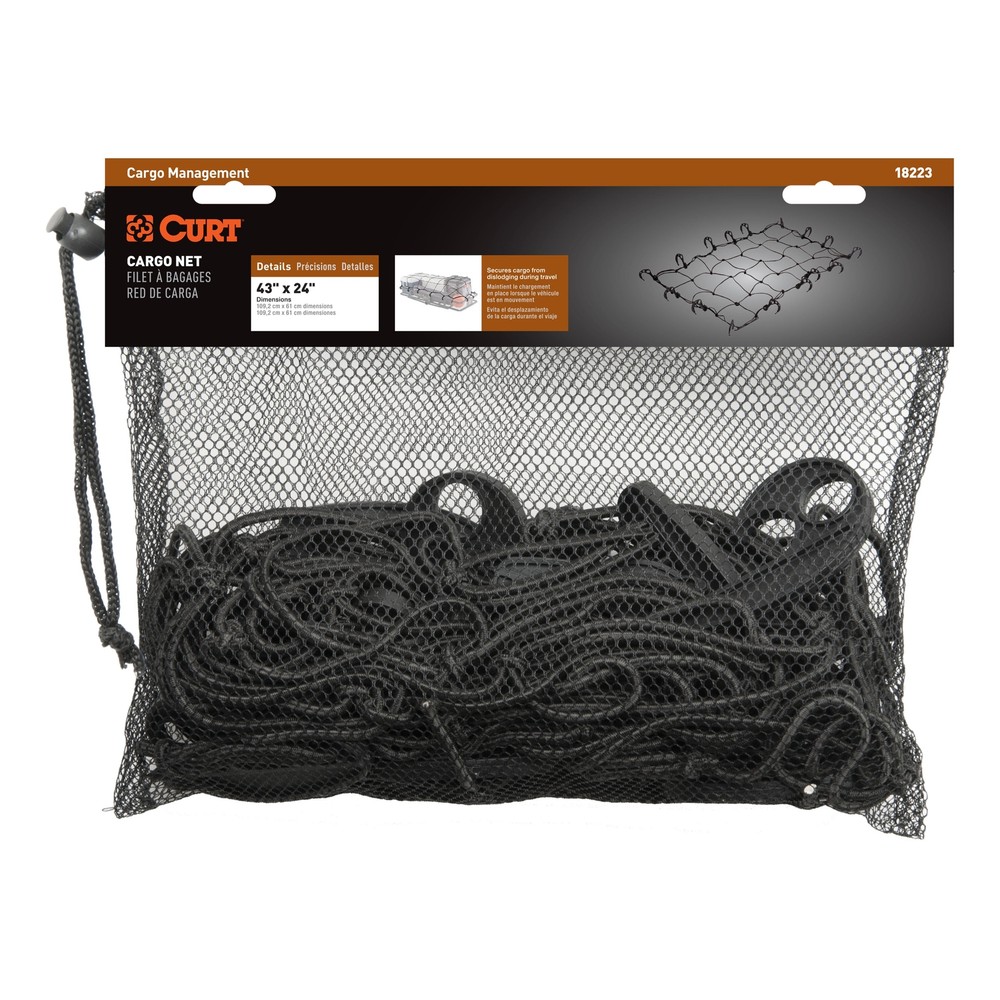 43" x 24" Elastic Cargo Net for Hitch Carrier