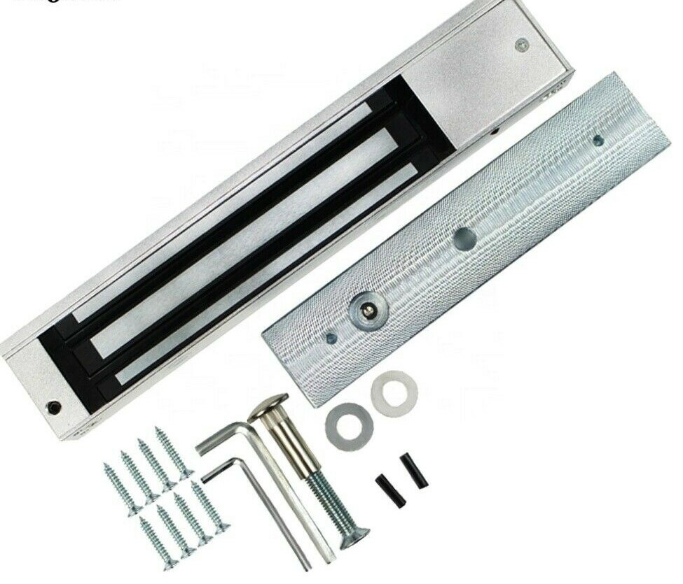 Door Access Control System, Electric Magnetic Lock 600lb, 4 Remote Controls USA