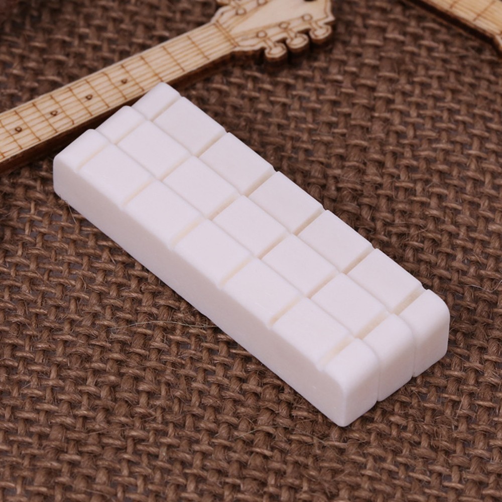 6 String Bone Classical Guitar Bridge Saddle And Nut Replacement Parts 80mm/52mm